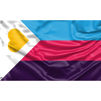 Tricolor Polyamory Pride Flag
