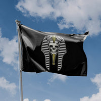 Egyptian Pharaoh Skull Flag |