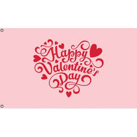 Saint Valentine's Day Flag