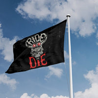 Ride or Die Biker Flag