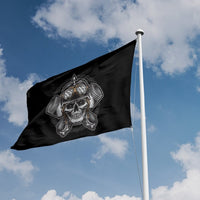 Skull Biker Flag IV Flag - Flag Republic