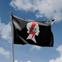 Black Strajk Kobiet Flag - Flag Republic