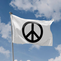 Traditional Peace Sign Flag | Unique Print | Hiqh Quality Materials | - Flag Republic