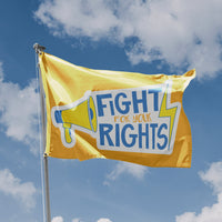 Fight For Your Rights Yellow Flag