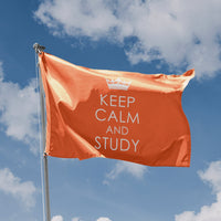 Keep Calm And Study Flag