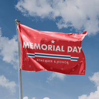 Memorial Day Red Flag