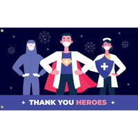 Thank You Heroes Flag