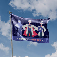 Thank You Heroes Flag