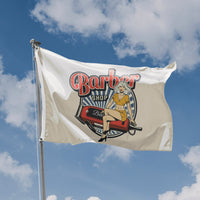 Barber Shop Retro Blonde Flag - Flag Republic