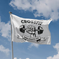 Crossfit Hard Athletic Gym Flag - Flag Republic