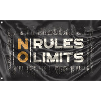 No Rules No Limits Flag