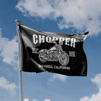 Chopper San Diego California Flag