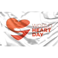World Heart Day Flag - Flag Republic
