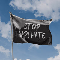 Stop AAPI Hate Black Flag