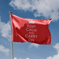Keep Calm And Carry On Flag - Flag Republic