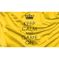 Keep Calm And Game On Flag