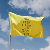 Keep Calm And Game On Flag