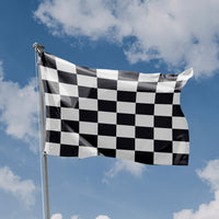 Black And White Start Flag