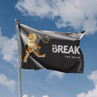 Break The Rules Tiger Flag