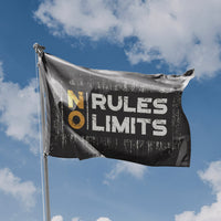 No Rules No Limits Flag