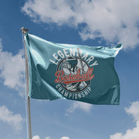 Legendary Baseball Championship Flag
