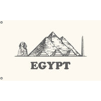 Egypt Minimalistic Draw Flag