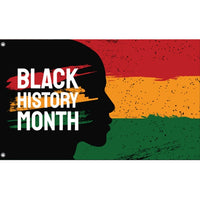 Black History Month Face Flag - Flag Republic