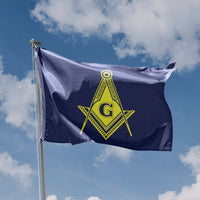 Blue Masonic Flag
