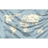 World Map Flag