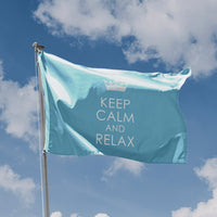 Keep Calm And Relax Flag