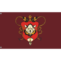 Heraldic Element With Hog Flag - Flag Republic