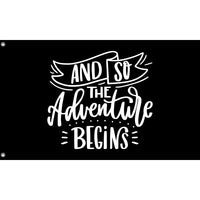 Adventure Begins Flag - Flag Republic