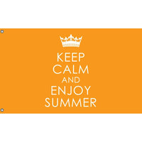 Keep Calm And Enjoy Summer Flag - Flag Republic