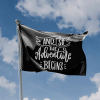 Adventure Begins Flag - Flag Republic