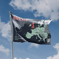 Map Of European Union Brexit Flag