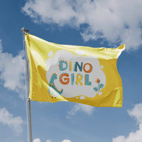 Dino Girl Flag
