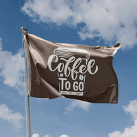 Coffee To Go Dark Flag