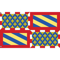 Ancient Flag Of Burgundy
