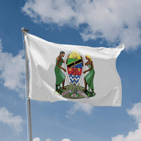Tanzania National Emblem Flag