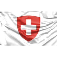 Switzerland National Emblem Flag - Flag Republic