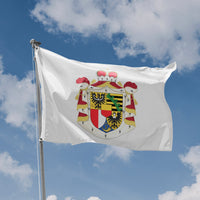 Liechtenstein National Emblem Flag - Flag Republic