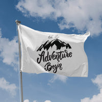 Let The Adventure Begin Flag