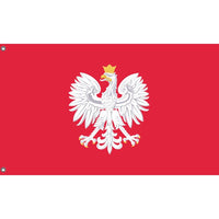 Poland National Emblem Flag - Flag Republic