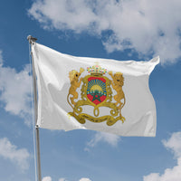 Morocco National Emblem Flag