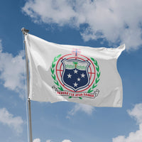 Samoa National Emblem Flag - Flag Republic