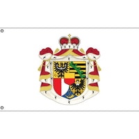 Liechtenstein National Emblem Flag - Flag Republic