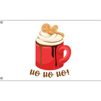 Hot Cocoa With Cookies Flag