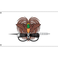 Papua New Guinea National Emblem Flag