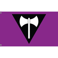 Labrys Lesbian Flag