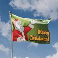 Pop Art Merry Christmas Flag